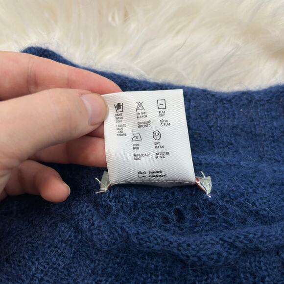 ESPRIT Vintage Knit Sweater Dress Womens Size Small Mohair Winter Retro Comfy - Picture 7 of 7